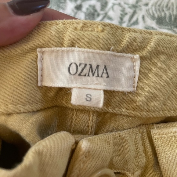 OZMA Jardin Pant, Tencel Bull Denim, Hay - Picture 3 of 6
